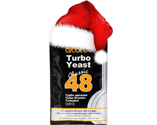 Сухі турбо дріжджі Alcotec Classic 48