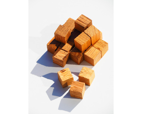 Дубовые кубики сильной обжарки 1x1x1