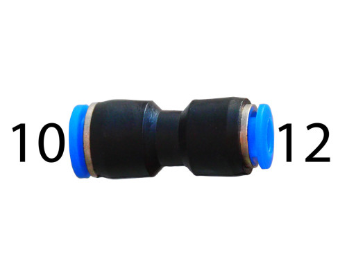 Фитинг цанговый прямой 10x12 мм