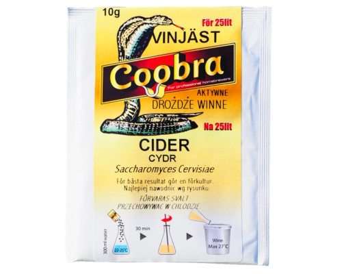 Сухі винні дріжджі Coobra Cider