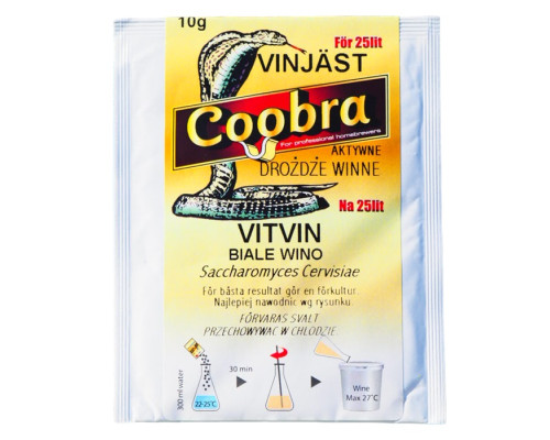 Сухие винные дрожжи Coobra Vitvin