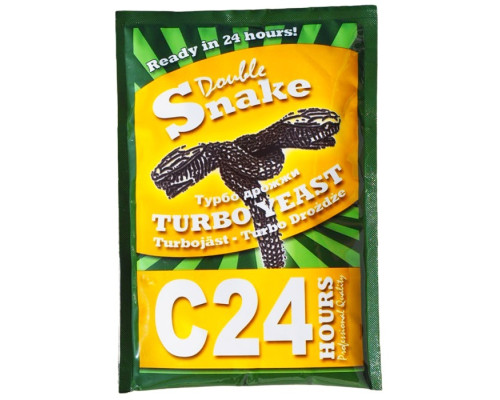 Сухі турбо дріжджі Double Snake C24