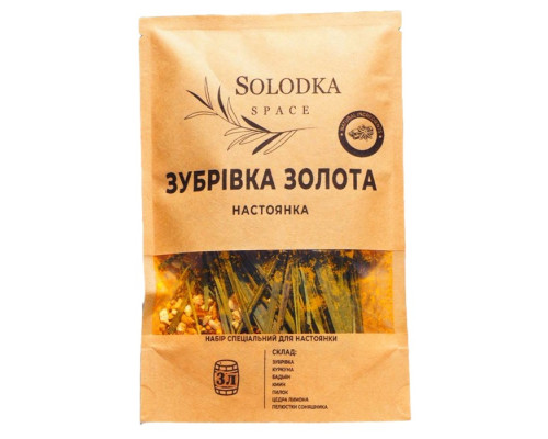 Набор специй для настойки Зубровка золотая (Solodka) на 3 л