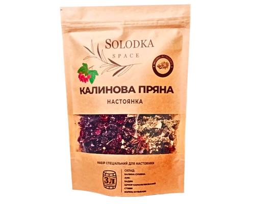 Набор специй для настойки Калиновая пряная (Solodka) на 3 л