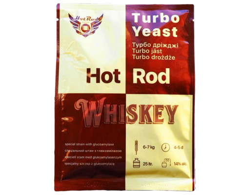 Турбо дріжджі Hot Rod Whiskey на 25 л