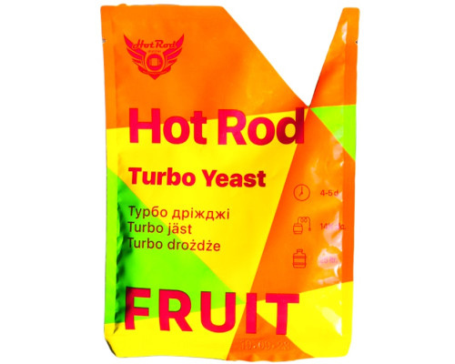 Спиртові турбо дріжджі Hot Rod Fruit на 25 л