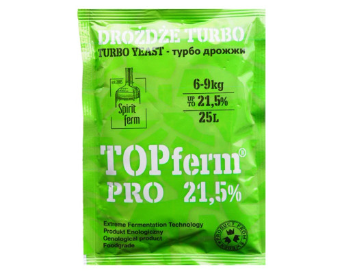 Турбо дрожжи Spiritferm TopFerm Pro на 25 л