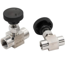 Кран игольчатый нержавеющий 3/8" (Ду 10)