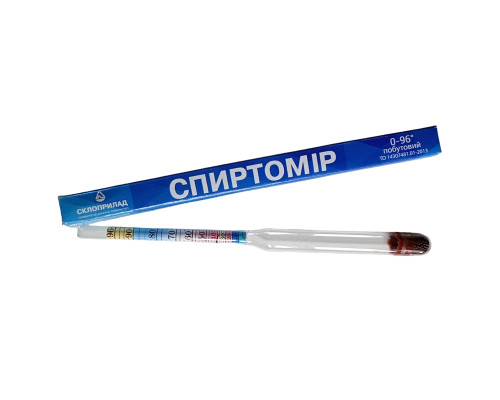 Спиртомір побутовий Склоприлад 0-96