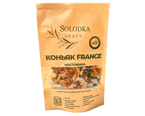 Набор специй для настойки коньяк France (Solodka) на 3 л