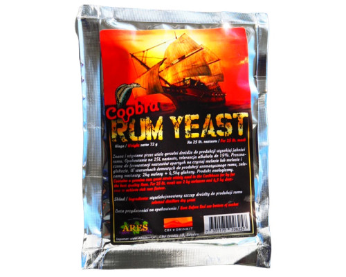 Сухие дрожжи для рома Coobra Rum Yeast