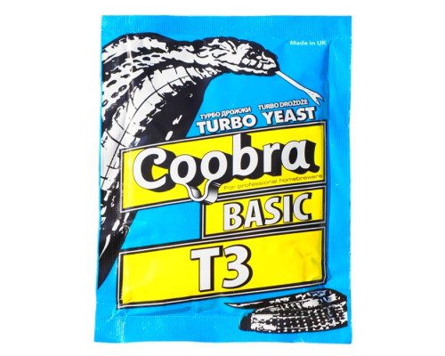 Сухі турбо дріжджі Coobra Basic T3