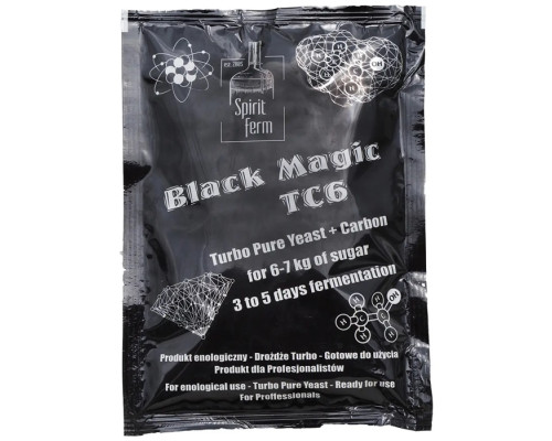 Сухие турбо дрожжи Black Magic TC 6