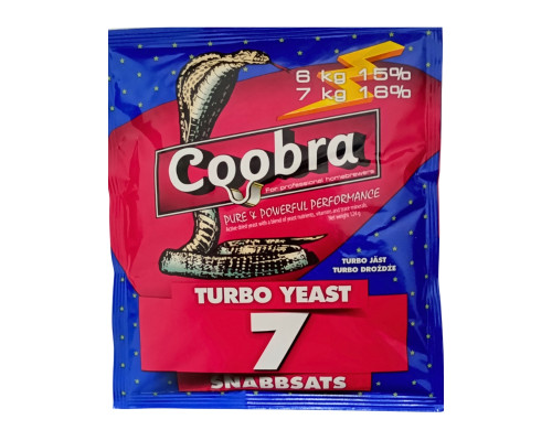 Сухі турбо дріжджі Coobra 7