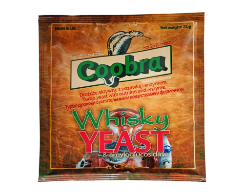 Сухі дріжджі Coobra Whisky