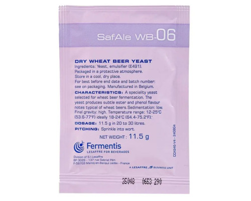 Пивні дріжджі SafAle WB-06